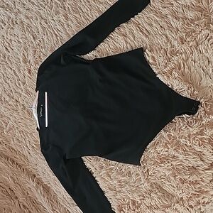 Abercrombie & Fitch Soft A&F Collection Black Bodysuit Extra Large